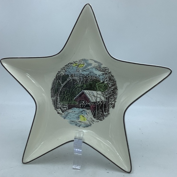 Johnson Bros England The Friendly Village Star Shaped Dish - Picture 1 of 7